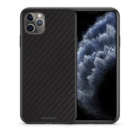 Thumbnail for Θήκη iPhone 11 Pro Carbon Black από τη Smartfits με σχέδιο στο πίσω μέρος και μαύρο περίβλημα | iPhone 11 Pro Carbon Black case with colorful back and black bezels