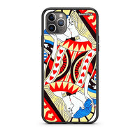 Thumbnail for iPhone 11 Pro Max Card Love Θήκη από τη Smartfits με σχέδιο στο πίσω μέρος και μαύρο περίβλημα | Smartphone case with colorful back and black bezels by Smartfits