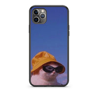 Thumbnail for iPhone 11 Pro Cat Diva θήκη από τη Smartfits με σχέδιο στο πίσω μέρος και μαύρο περίβλημα | Smartphone case with colorful back and black bezels by Smartfits