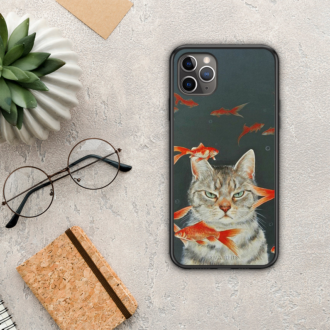 Cat Goldfish - iPhone 11 Pro θήκη
