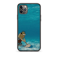 Thumbnail for iPhone 11 Pro Max Clean The Ocean Θήκη από τη Smartfits με σχέδιο στο πίσω μέρος και μαύρο περίβλημα | Smartphone case with colorful back and black bezels by Smartfits