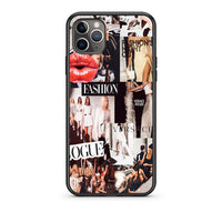 Thumbnail for iPhone 11 Pro Collage Fashion Θήκη Αγίου Βαλεντίνου από τη Smartfits με σχέδιο στο πίσω μέρος και μαύρο περίβλημα | Smartphone case with colorful back and black bezels by Smartfits