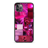 Thumbnail for iPhone 11 Pro Max Collage Red Roses Θήκη Αγίου Βαλεντίνου από τη Smartfits με σχέδιο στο πίσω μέρος και μαύρο περίβλημα | Smartphone case with colorful back and black bezels by Smartfits
