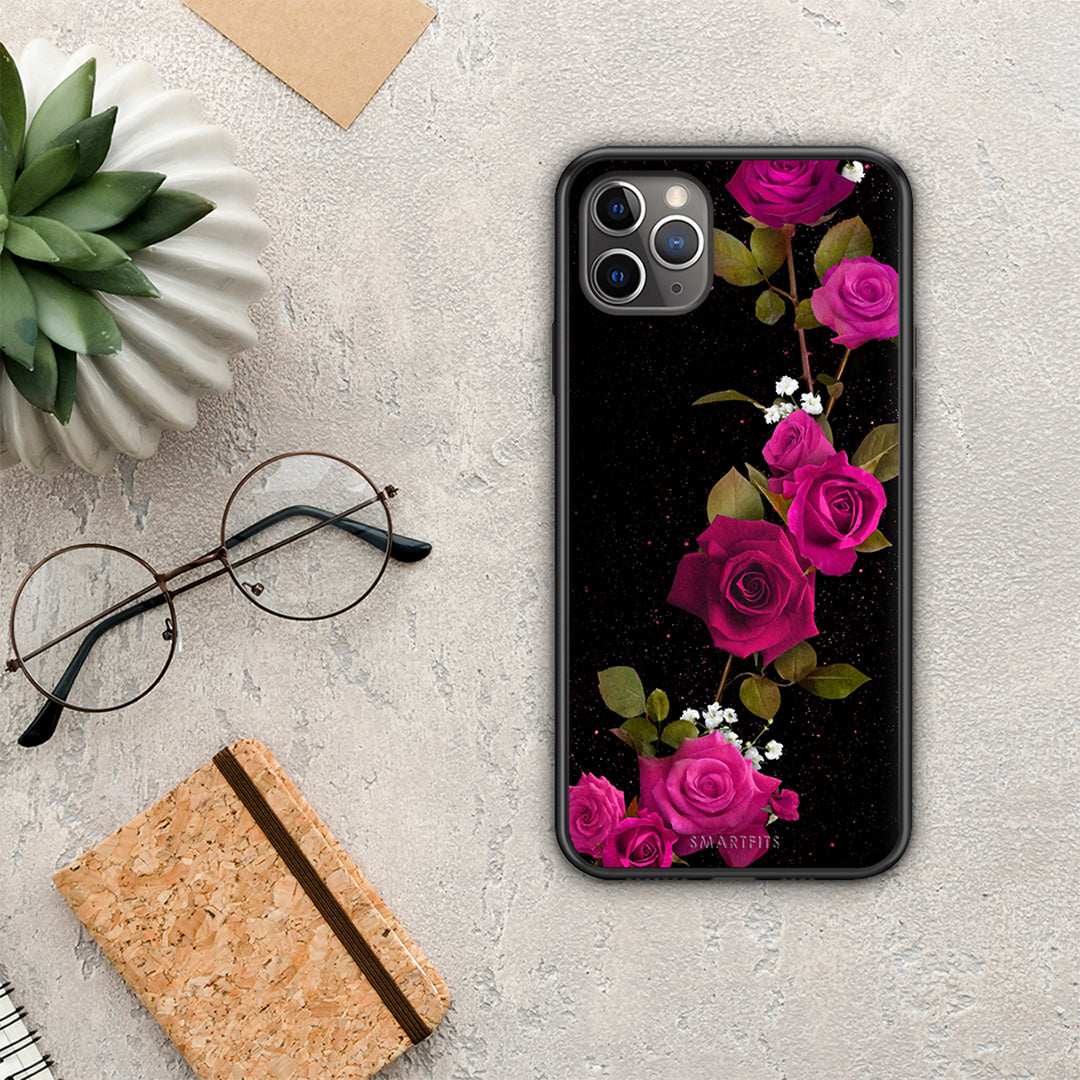 Flower Red Roses - iPhone 11 Pro Max θήκη