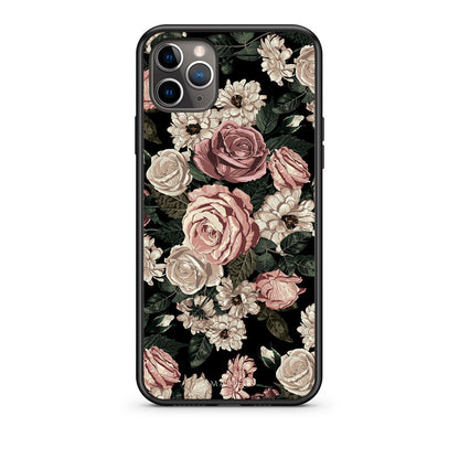 4 - iPhone 11 Pro Wild Roses Flower case, cover, bumper