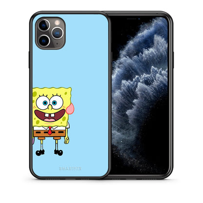 Θήκη iPhone 11 Pro Friends Bob από τη Smartfits με σχέδιο στο πίσω μέρος και μαύρο περίβλημα | iPhone 11 Pro Friends Bob case with colorful back and black bezels