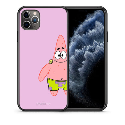 Θήκη iPhone 11 Pro Max  Friends Patrick από τη Smartfits με σχέδιο στο πίσω μέρος και μαύρο περίβλημα | iPhone 11 Pro Max  Friends Patrick case with colorful back and black bezels