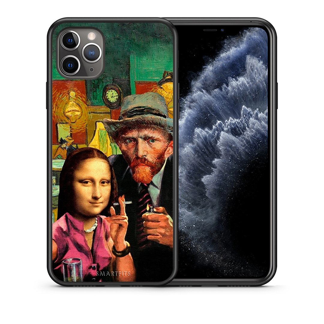 Θήκη iPhone 11 Pro Funny Art από τη Smartfits με σχέδιο στο πίσω μέρος και μαύρο περίβλημα | iPhone 11 Pro Funny Art case with colorful back and black bezels