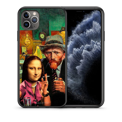 Θήκη iPhone 11 Pro Funny Art από τη Smartfits με σχέδιο στο πίσω μέρος και μαύρο περίβλημα | iPhone 11 Pro Funny Art case with colorful back and black bezels