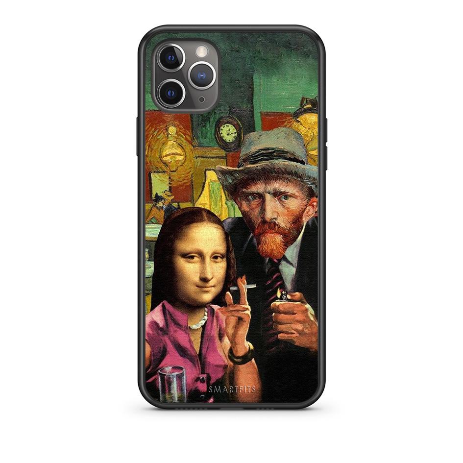 iPhone 11 Pro Max Funny Art θήκη από τη Smartfits με σχέδιο στο πίσω μέρος και μαύρο περίβλημα | Smartphone case with colorful back and black bezels by Smartfits