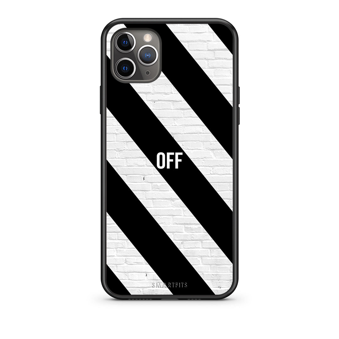 iPhone 11 Pro Max Get Off θήκη από τη Smartfits με σχέδιο στο πίσω μέρος και μαύρο περίβλημα | Smartphone case with colorful back and black bezels by Smartfits