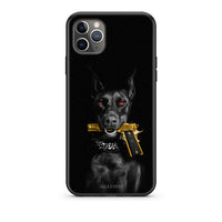 Thumbnail for iPhone 11 Pro Max Golden Gun Θήκη Αγίου Βαλεντίνου από τη Smartfits με σχέδιο στο πίσω μέρος και μαύρο περίβλημα | Smartphone case with colorful back and black bezels by Smartfits