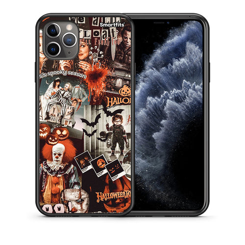 Θήκη iPhone 11 Pro Max Halloween Spooky Season από τη Smartfits με σχέδιο στο πίσω μέρος και μαύρο περίβλημα | iPhone 11 Pro Max Halloween Spooky Season case with colorful back and black bezels