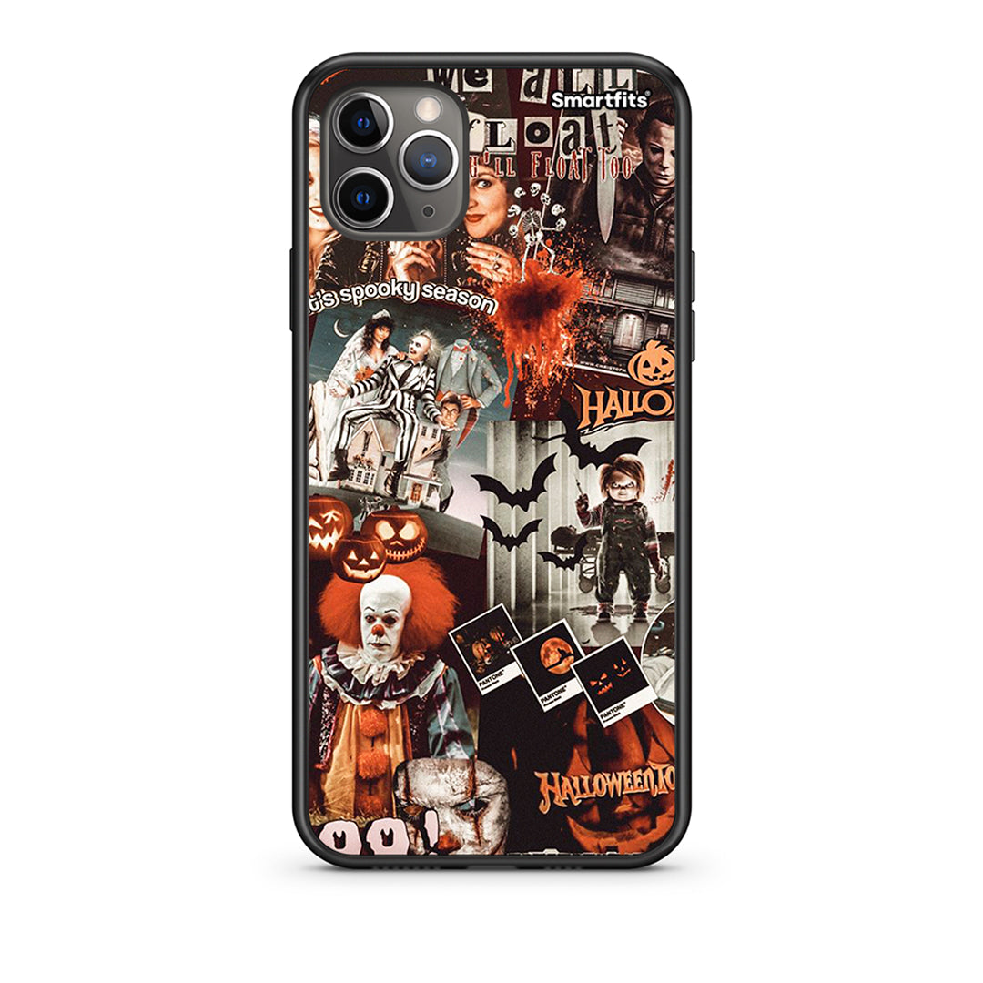 iPhone 11 Pro Halloween Spooky Season Θήκη από τη Smartfits με σχέδιο στο πίσω μέρος και μαύρο περίβλημα | Smartphone case with colorful back and black bezels by Smartfits