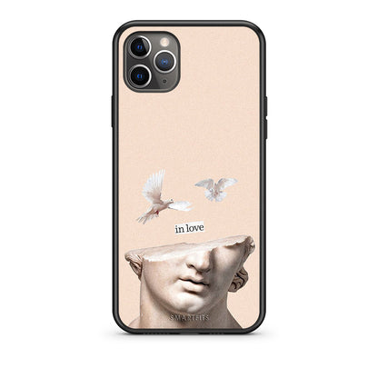 iPhone 11 Pro Max In Love θήκη από τη Smartfits με σχέδιο στο πίσω μέρος και μαύρο περίβλημα | Smartphone case with colorful back and black bezels by Smartfits
