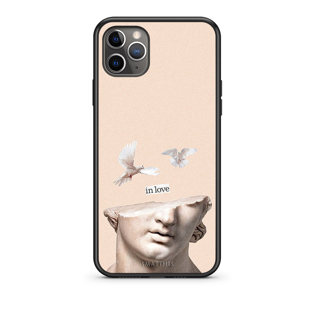iPhone 11 Pro In Love θήκη από τη Smartfits με σχέδιο στο πίσω μέρος και μαύρο περίβλημα | Smartphone case with colorful back and black bezels by Smartfits