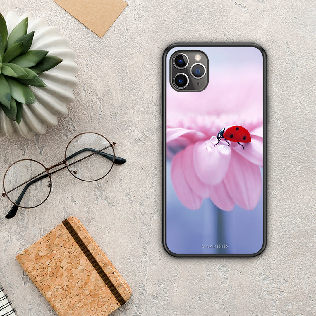 Ladybug Flower - iPhone 11 Pro Max θήκη