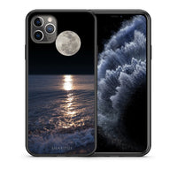 Thumbnail for Θήκη iPhone 11 Pro Moon Landscape από τη Smartfits με σχέδιο στο πίσω μέρος και μαύρο περίβλημα | iPhone 11 Pro Moon Landscape case with colorful back and black bezels