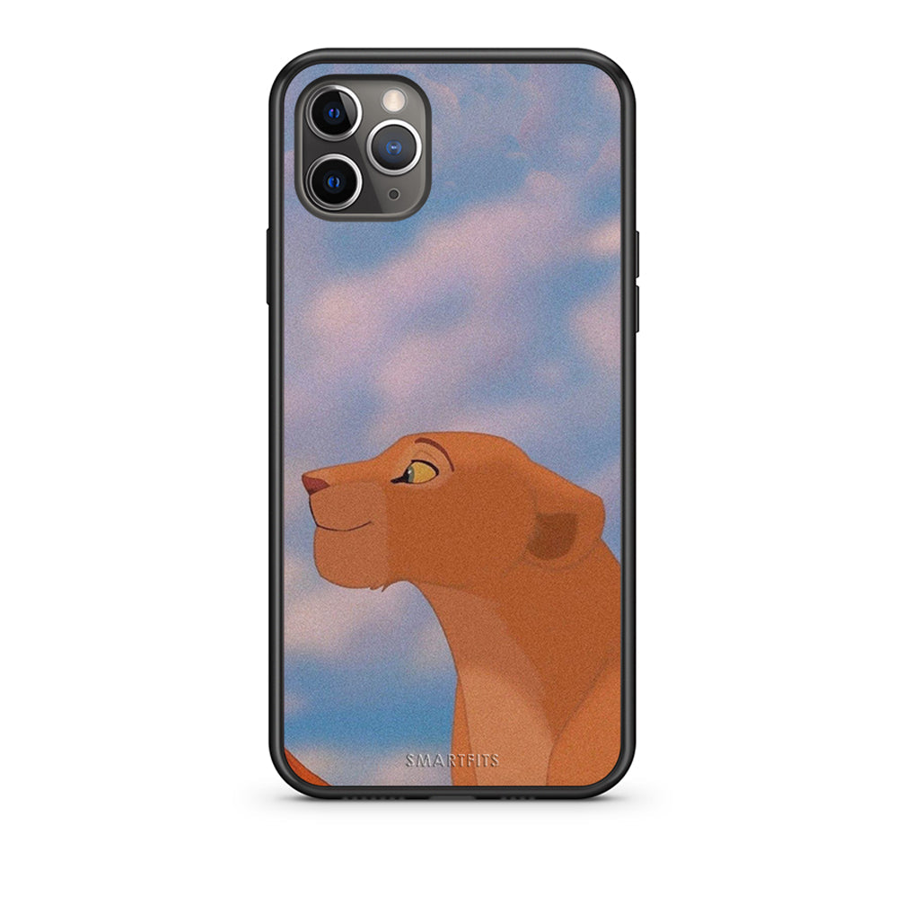 iPhone 11 Pro Lion Love 2 Θήκη Αγίου Βαλεντίνου από τη Smartfits με σχέδιο στο πίσω μέρος και μαύρο περίβλημα | Smartphone case with colorful back and black bezels by Smartfits
