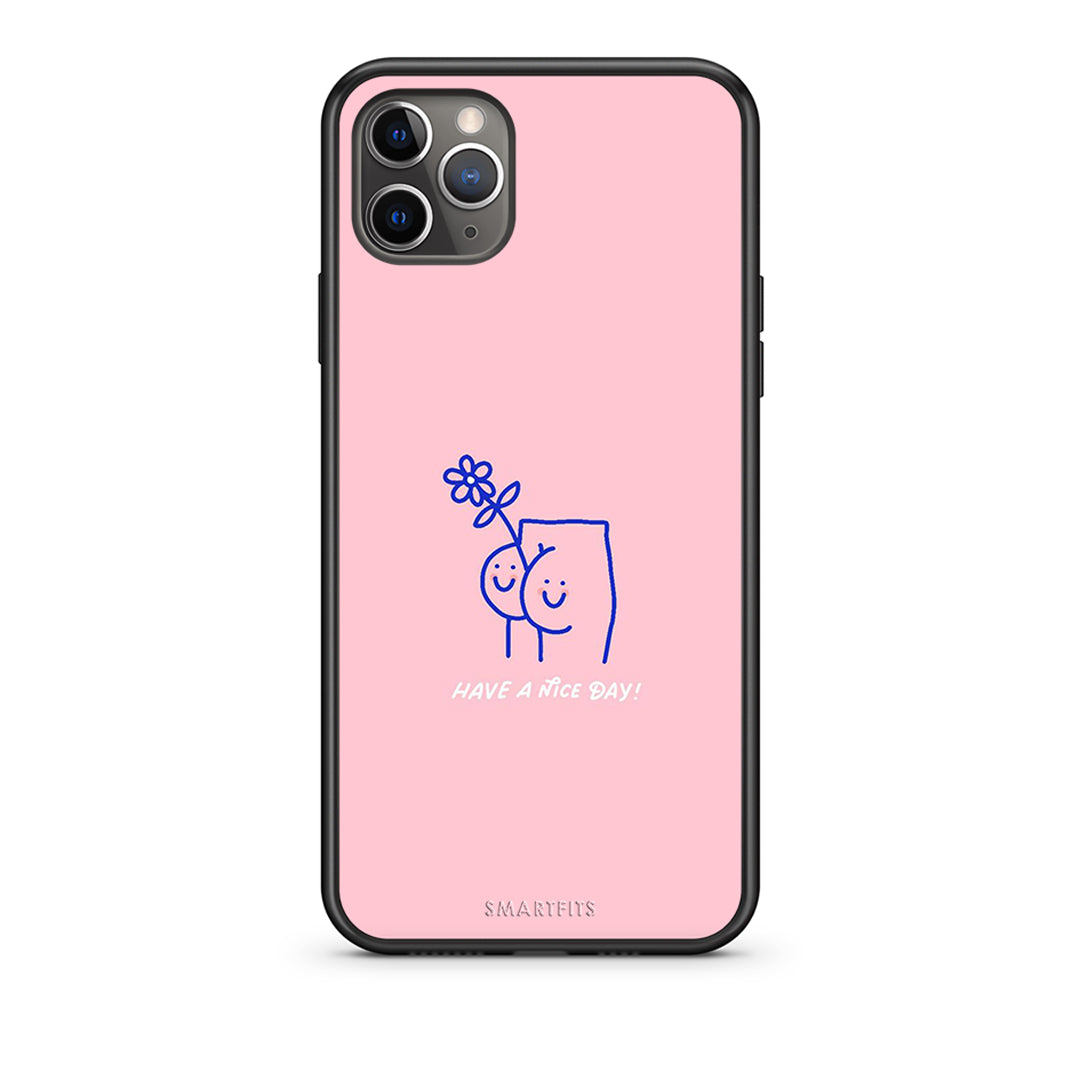 iPhone 11 Pro Max Nice Day θήκη από τη Smartfits με σχέδιο στο πίσω μέρος και μαύρο περίβλημα | Smartphone case with colorful back and black bezels by Smartfits