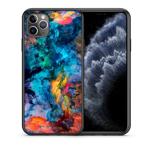 Θήκη iPhone 11 Pro Max Crayola Paint από τη Smartfits με σχέδιο στο πίσω μέρος και μαύρο περίβλημα | iPhone 11 Pro Max Crayola Paint case with colorful back and black bezels