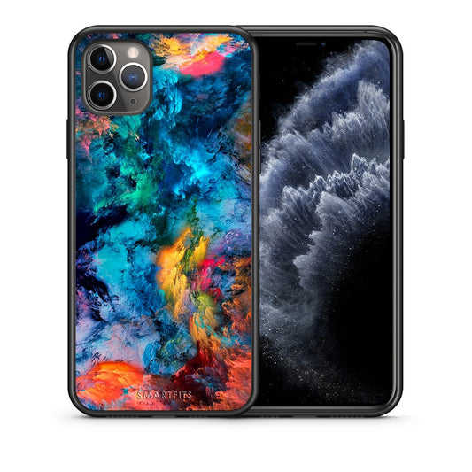 Θήκη iPhone 11 Pro Max Crayola Paint από τη Smartfits με σχέδιο στο πίσω μέρος και μαύρο περίβλημα | iPhone 11 Pro Max Crayola Paint case with colorful back and black bezels