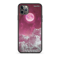 Thumbnail for iPhone 11 Pro Max Pink Moon Θήκη από τη Smartfits με σχέδιο στο πίσω μέρος και μαύρο περίβλημα | Smartphone case with colorful back and black bezels by Smartfits