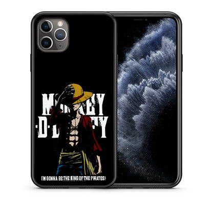 Θήκη iPhone 11 Pro Pirate King από τη Smartfits με σχέδιο στο πίσω μέρος και μαύρο περίβλημα | iPhone 11 Pro Pirate King case with colorful back and black bezels