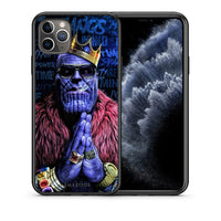 Thumbnail for Θήκη iPhone 11 Pro Max Thanos PopArt από τη Smartfits με σχέδιο στο πίσω μέρος και μαύρο περίβλημα | iPhone 11 Pro Max Thanos PopArt case with colorful back and black bezels