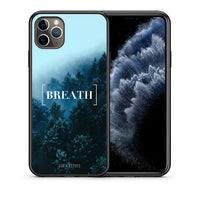Thumbnail for Θήκη iPhone 11 Pro Breath Quote από τη Smartfits με σχέδιο στο πίσω μέρος και μαύρο περίβλημα | iPhone 11 Pro Breath Quote case with colorful back and black bezels