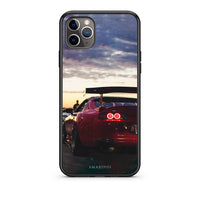 Thumbnail for iPhone 11 Pro Max Racing Supra θήκη από τη Smartfits με σχέδιο στο πίσω μέρος και μαύρο περίβλημα | Smartphone case with colorful back and black bezels by Smartfits