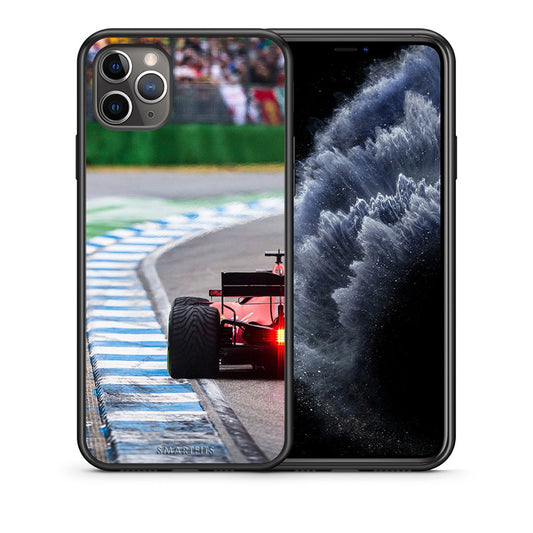 Θήκη iPhone 11 Pro Max Racing Vibes από τη Smartfits με σχέδιο στο πίσω μέρος και μαύρο περίβλημα | iPhone 11 Pro Max Racing Vibes case with colorful back and black bezels