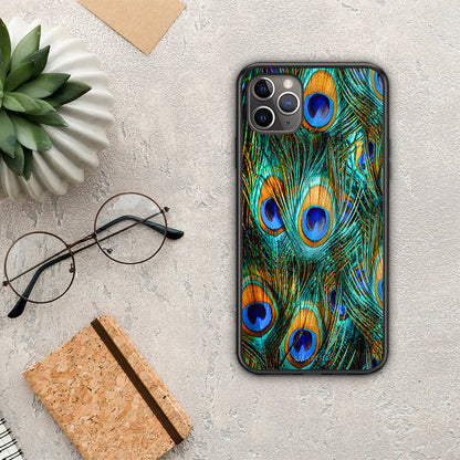 Real Peacock Feathers - iPhone 11 Pro Max θήκη