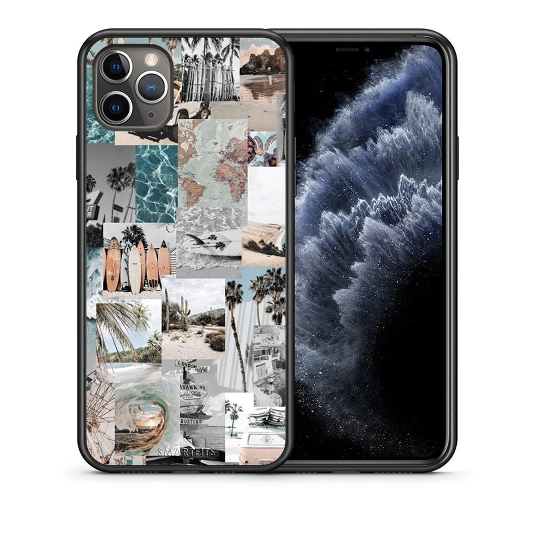 Θήκη iPhone 11 Pro Max Retro Beach Life από τη Smartfits με σχέδιο στο πίσω μέρος και μαύρο περίβλημα | iPhone 11 Pro Max Retro Beach Life case with colorful back and black bezels