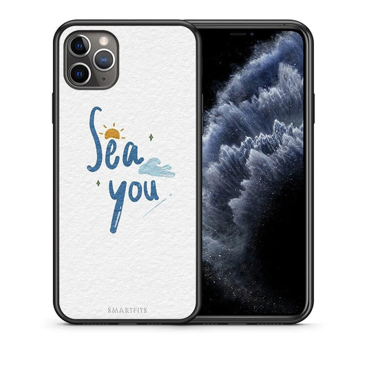 Θήκη iPhone 11 Pro Sea You από τη Smartfits με σχέδιο στο πίσω μέρος και μαύρο περίβλημα | iPhone 11 Pro Sea You case with colorful back and black bezels