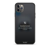 Thumbnail for iPhone 11 Pro Max Sensitive Content θήκη από τη Smartfits με σχέδιο στο πίσω μέρος και μαύρο περίβλημα | Smartphone case with colorful back and black bezels by Smartfits