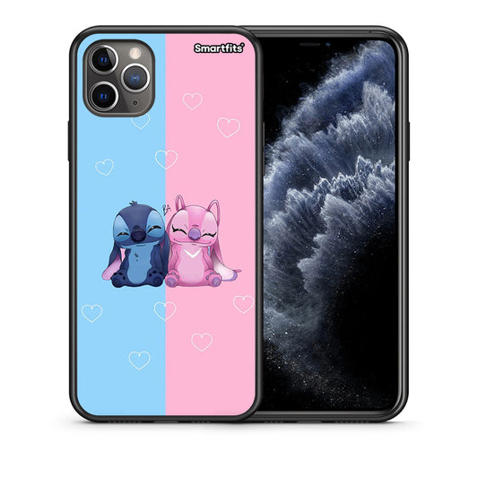 Θήκη iPhone 11 Pro Max Stitch And Angel από τη Smartfits με σχέδιο στο πίσω μέρος και μαύρο περίβλημα | iPhone 11 Pro Max Stitch And Angel case with colorful back and black bezels