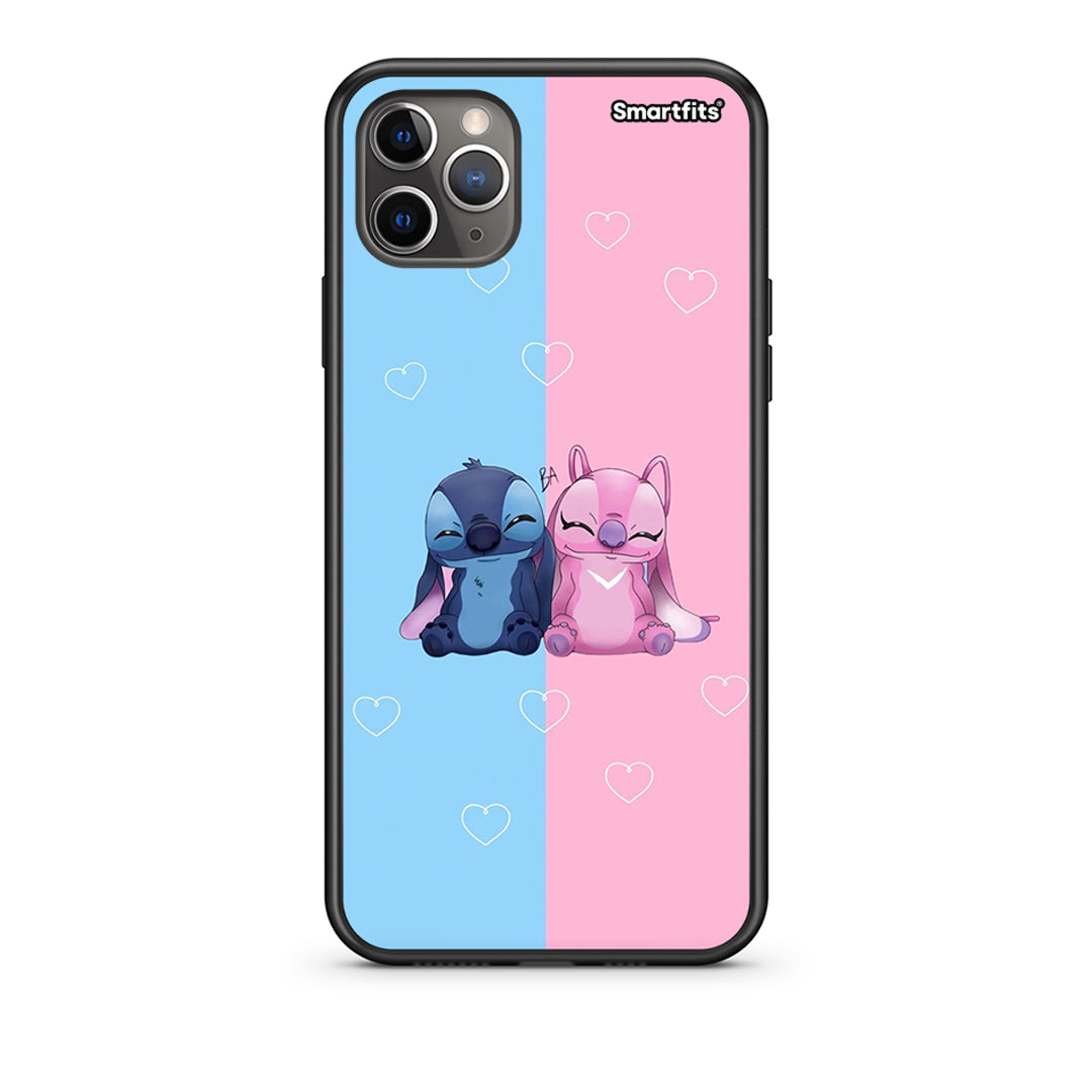 iPhone 11 Pro Stitch And Angel Θήκη από τη Smartfits με σχέδιο στο πίσω μέρος και μαύρο περίβλημα | Smartphone case with colorful back and black bezels by Smartfits