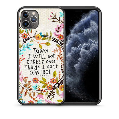 Θήκη iPhone 11 Pro Max Stress Over από τη Smartfits με σχέδιο στο πίσω μέρος και μαύρο περίβλημα | iPhone 11 Pro Max Stress Over case with colorful back and black bezels