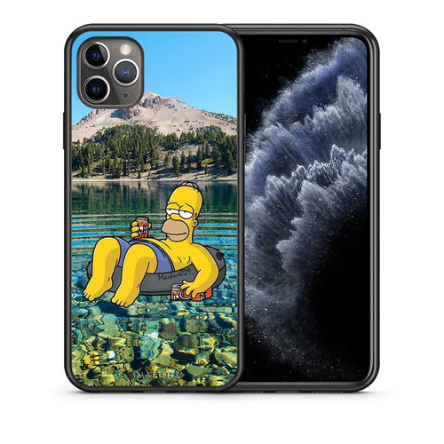 Θήκη iPhone 11 Pro Max Summer Happiness από τη Smartfits με σχέδιο στο πίσω μέρος και μαύρο περίβλημα | iPhone 11 Pro Max Summer Happiness case with colorful back and black bezels