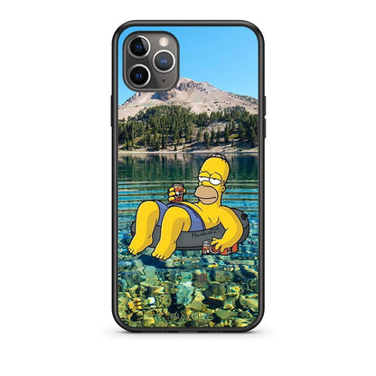 iPhone 11 Pro Summer Happiness Θήκη από τη Smartfits με σχέδιο στο πίσω μέρος και μαύρο περίβλημα | Smartphone case with colorful back and black bezels by Smartfits