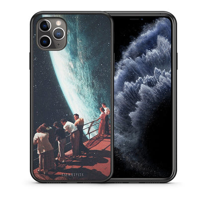 Θήκη iPhone 11 Pro Max Surreal View από τη Smartfits με σχέδιο στο πίσω μέρος και μαύρο περίβλημα | iPhone 11 Pro Max Surreal View case with colorful back and black bezels