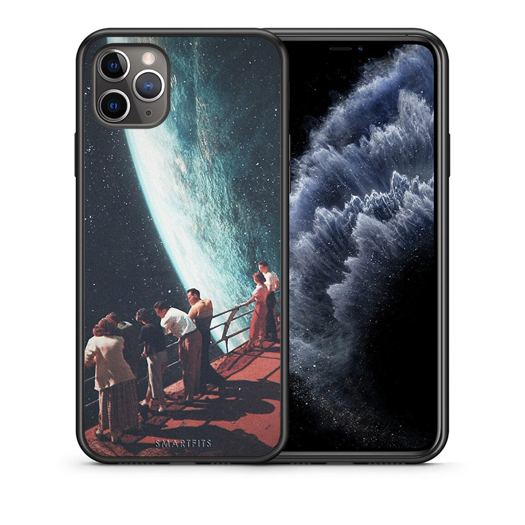 Θήκη iPhone 11 Pro Max Surreal View από τη Smartfits με σχέδιο στο πίσω μέρος και μαύρο περίβλημα | iPhone 11 Pro Max Surreal View case with colorful back and black bezels