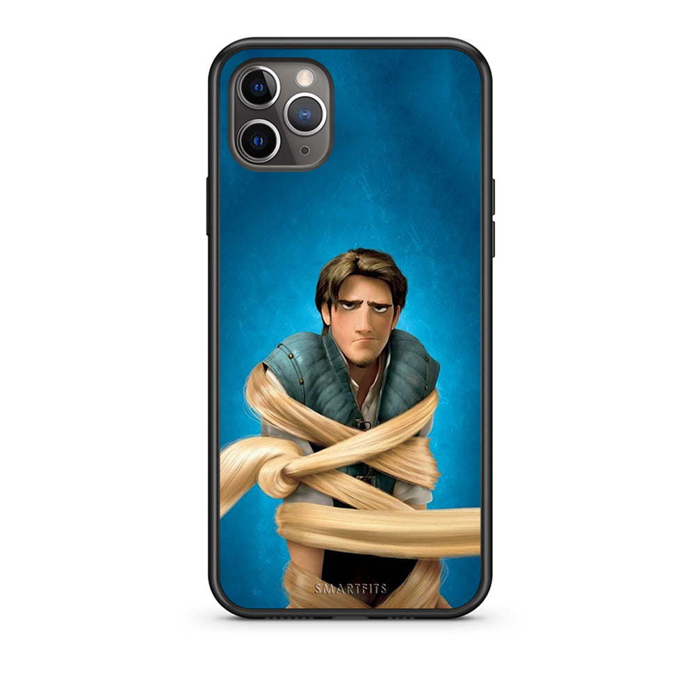 iPhone 11 Pro Max Tangled 1 Θήκη Αγίου Βαλεντίνου από τη Smartfits με σχέδιο στο πίσω μέρος και μαύρο περίβλημα | Smartphone case with colorful back and black bezels by Smartfits