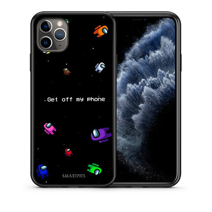 Θήκη iPhone 11 Pro Max AFK Text από τη Smartfits με σχέδιο στο πίσω μέρος και μαύρο περίβλημα | iPhone 11 Pro Max AFK Text case with colorful back and black bezels