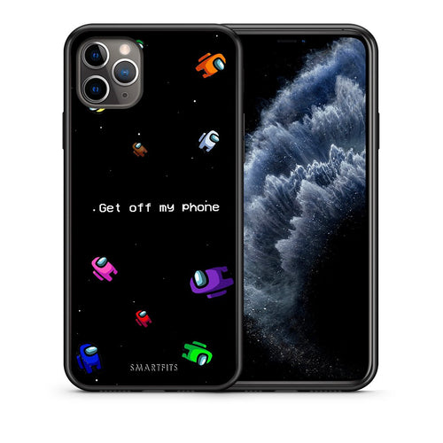 Θήκη iPhone 11 Pro Max AFK Text από τη Smartfits με σχέδιο στο πίσω μέρος και μαύρο περίβλημα | iPhone 11 Pro Max AFK Text case with colorful back and black bezels