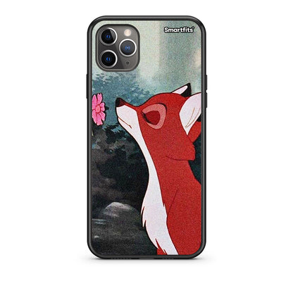 iPhone 11 Pro Tod And Vixey Love 2 Θήκη από τη Smartfits με σχέδιο στο πίσω μέρος και μαύρο περίβλημα | Smartphone case with colorful back and black bezels by Smartfits