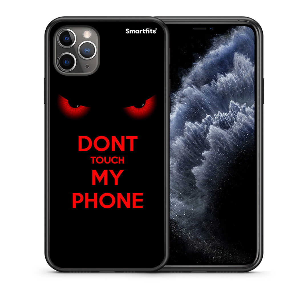 Θήκη iPhone 11 Pro Touch My Phone από τη Smartfits με σχέδιο στο πίσω μέρος και μαύρο περίβλημα | iPhone 11 Pro Touch My Phone case with colorful back and black bezels