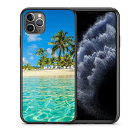 Thumbnail for Θήκη iPhone 11 Pro Tropical Vibes από τη Smartfits με σχέδιο στο πίσω μέρος και μαύρο περίβλημα | iPhone 11 Pro Tropical Vibes case with colorful back and black bezels