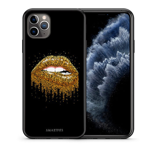 Θήκη iPhone 11 Pro Max Golden Valentine από τη Smartfits με σχέδιο στο πίσω μέρος και μαύρο περίβλημα | iPhone 11 Pro Max Golden Valentine case with colorful back and black bezels